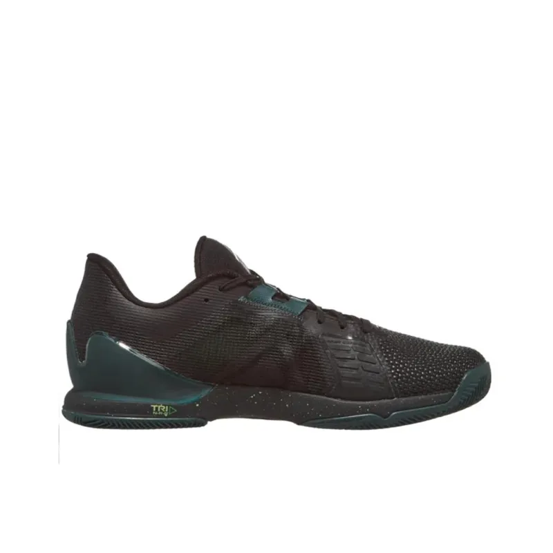 HEAD Anti Slip Wear Resistant Low Top Tennis Shoes Men's Black Green-1