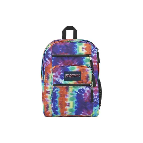 JanSport Polyester Backpack Large Size Unisex Purple & Red