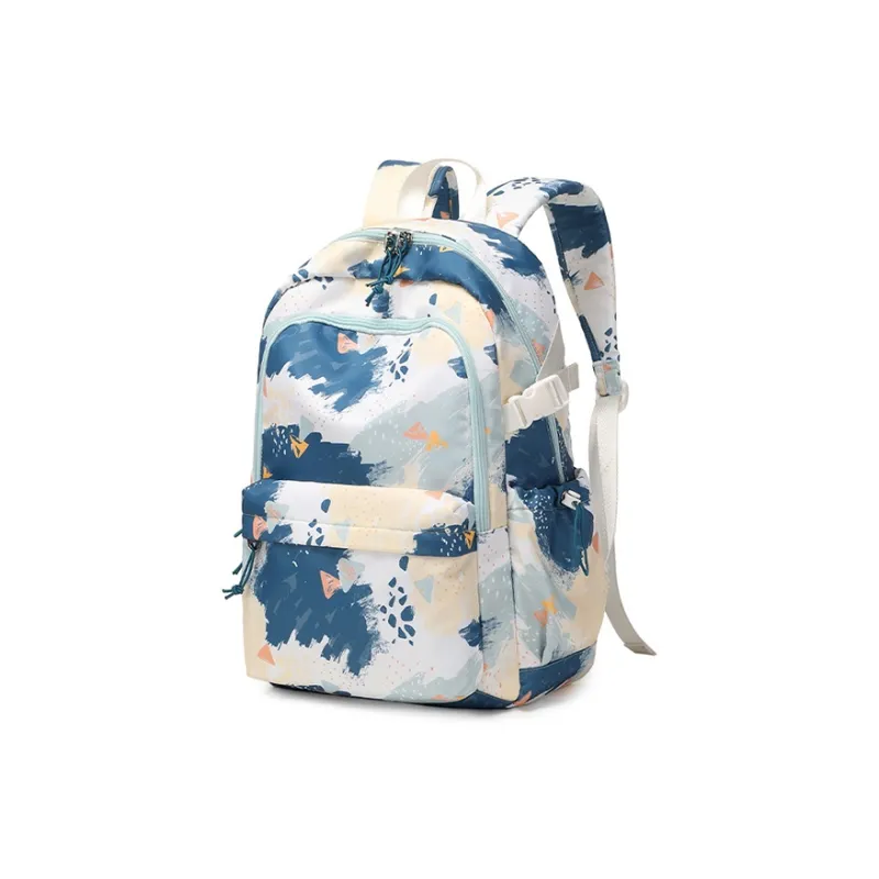 TTaG．baG Polyester Backpack Women's Blue/Pink-1