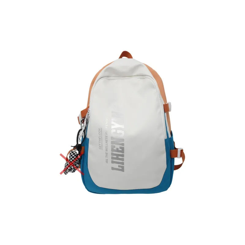Moonshine Nylon Backpack Large Size Unisex Black/Gray-8