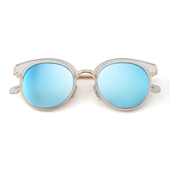 Cornstone Alloy TR/Memory Plastic Round Sunglasses Unisex-5
