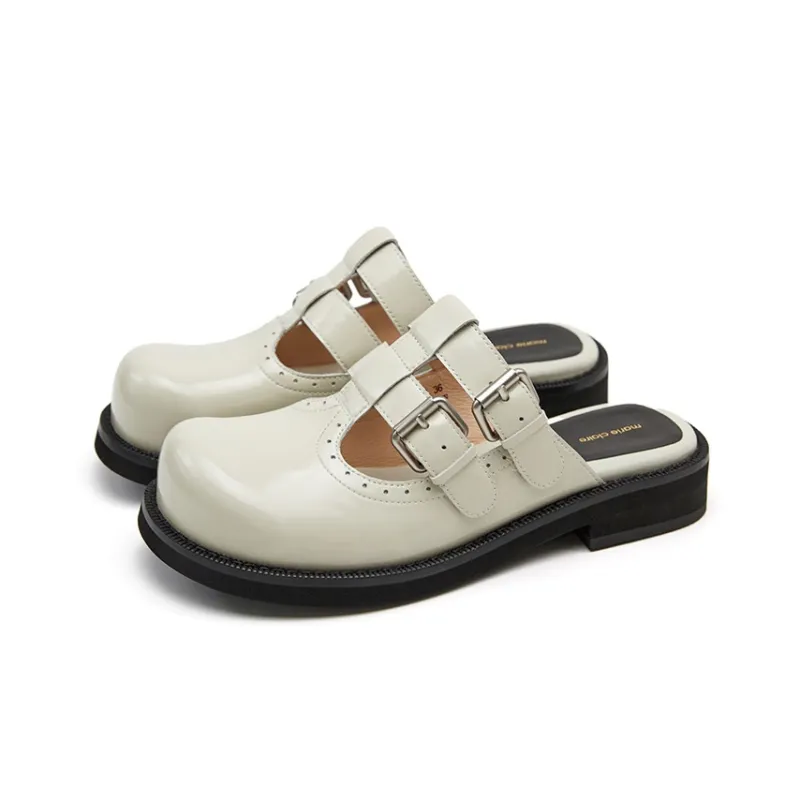Marie Claire Rubber Sole Quiet Odor Resistant Closed Toe Slippers Women's-6