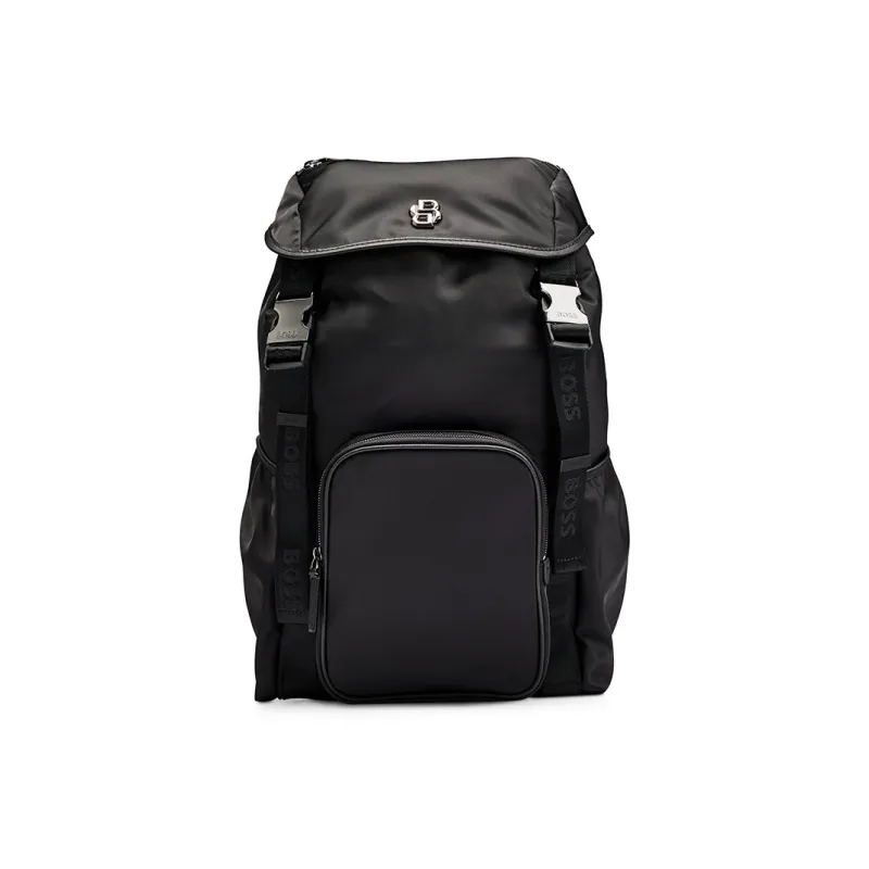 HUGO BOSS Polyester Backpack Regular Men's Black-0