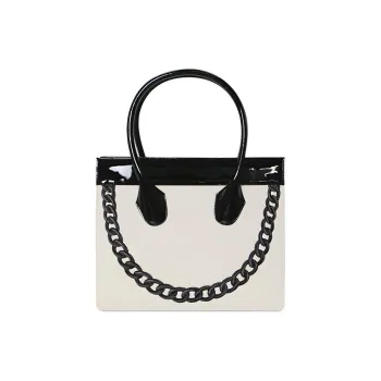 APEDE MOD Cow Leather Tote Bag Shopping Bag Handbag Regular Women's Black