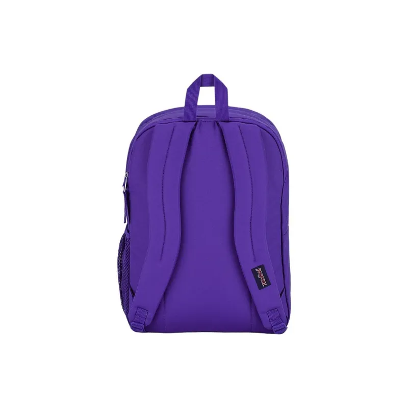 JanSport Polyester Backpack Large Size Unisex Dark Purple-2