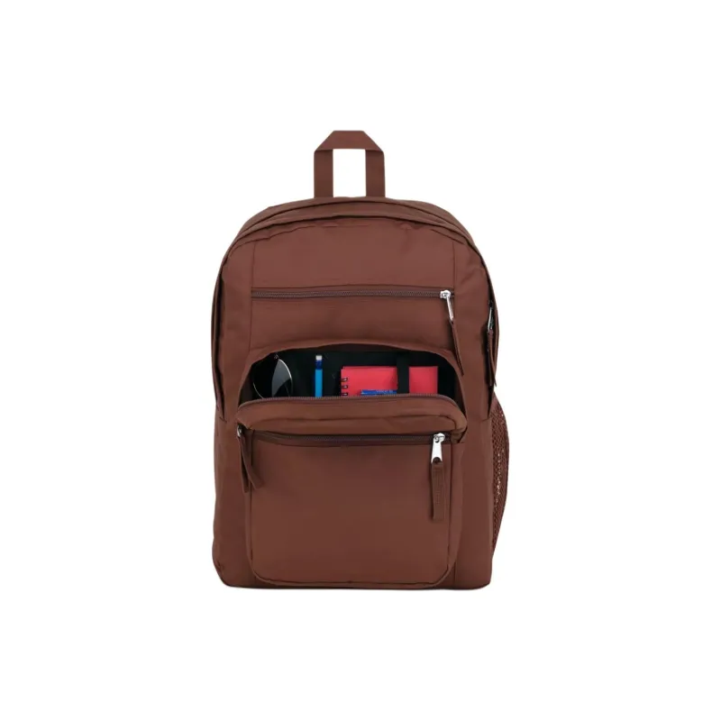JanSport Polyester Backpack Large Size Unisex Dark Brown-4