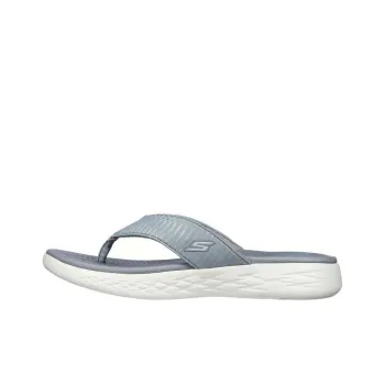 Skechers ON THE GO Abrasion-Resistant Slip-Resistant Flip Flops Women's Gray