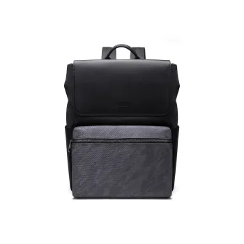 ELLE HOMME Fabric Backpack Large Size Men's Black