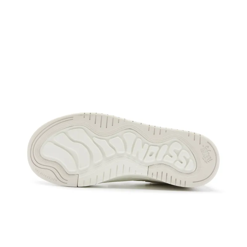 QIAODAN Jelly Cushioning Coverage Balance Lightweight Breathable Slip Resistant Low Top Skateboard Shoes Women's Ivory-4