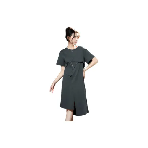 SMEN Short-Sleeved Dresses Women's