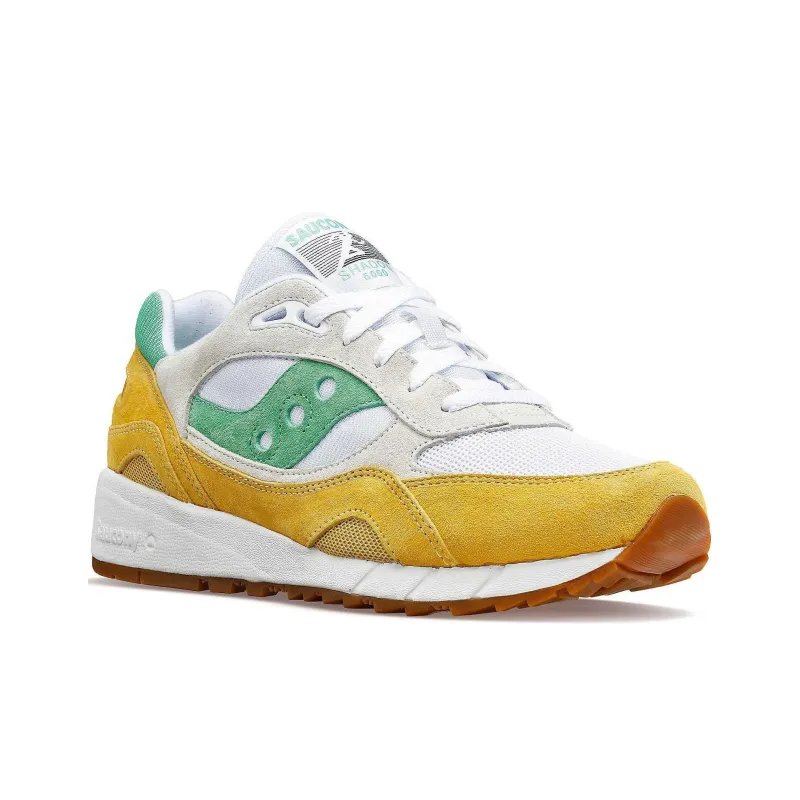 saucony Shadow 6000 'White Green Mustard'-2