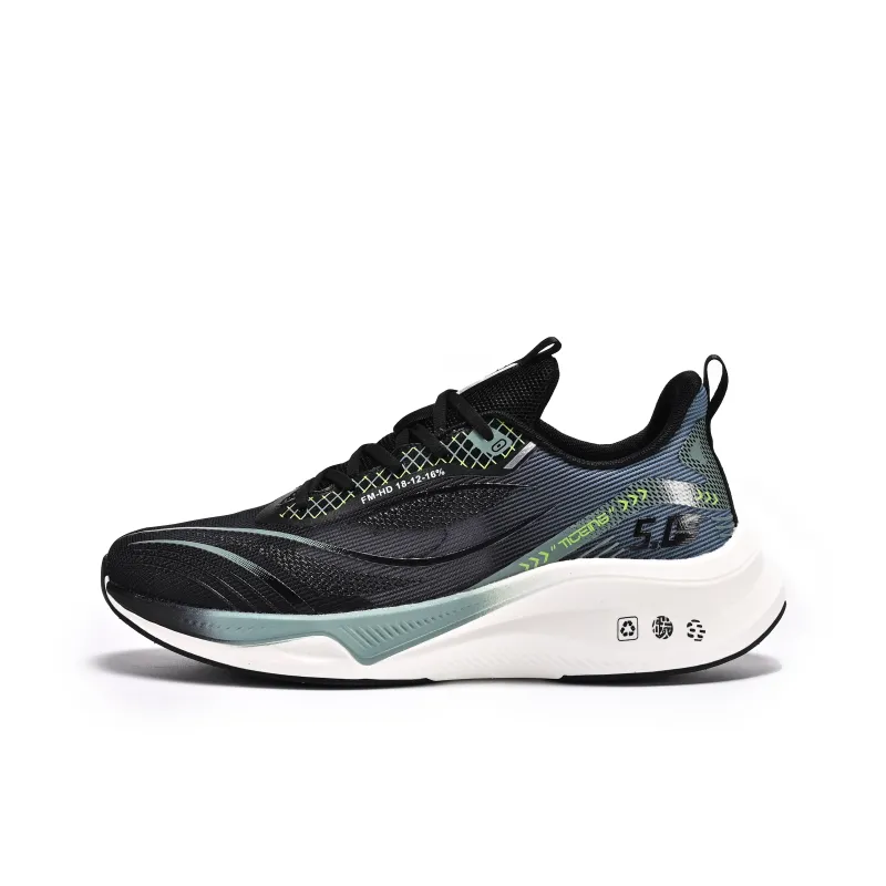 HERR TIGER Cushioning Anti-Slip And Wear-Resistant Breathable Rebound Low-Top Running Shoes Men's Cut-Out White Orange-12