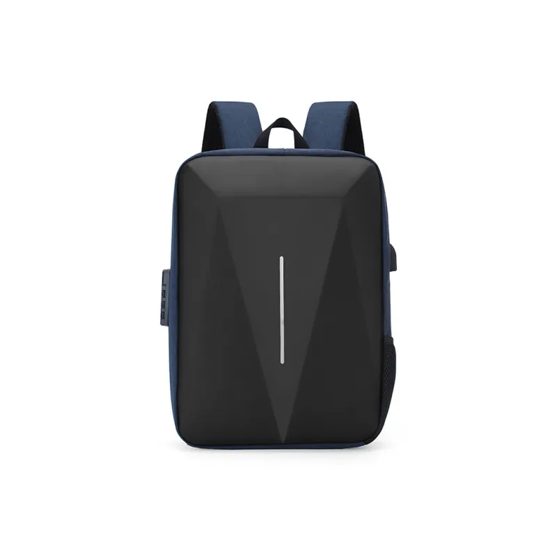 TTaG．baG Nylon With Oxford Backpack Men's Black/Gray/Blue-7