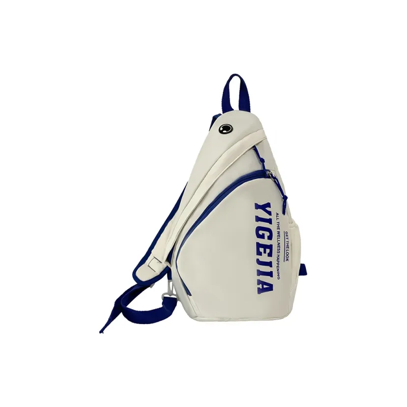 Alcohol Dragon Oxford Sling Bag Regular Unisex White Blue/White Green/Black/White-10