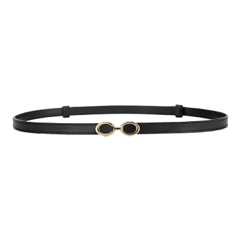 CARTELO Cow Split Leather Belts Women's Width 1.5CM