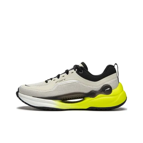 LINING Soft COOL Casual Shoes Men Low-Top Gray/Black/Yellow