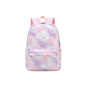 TTaG．baG Polyester Backpack Women's Blue/Purple