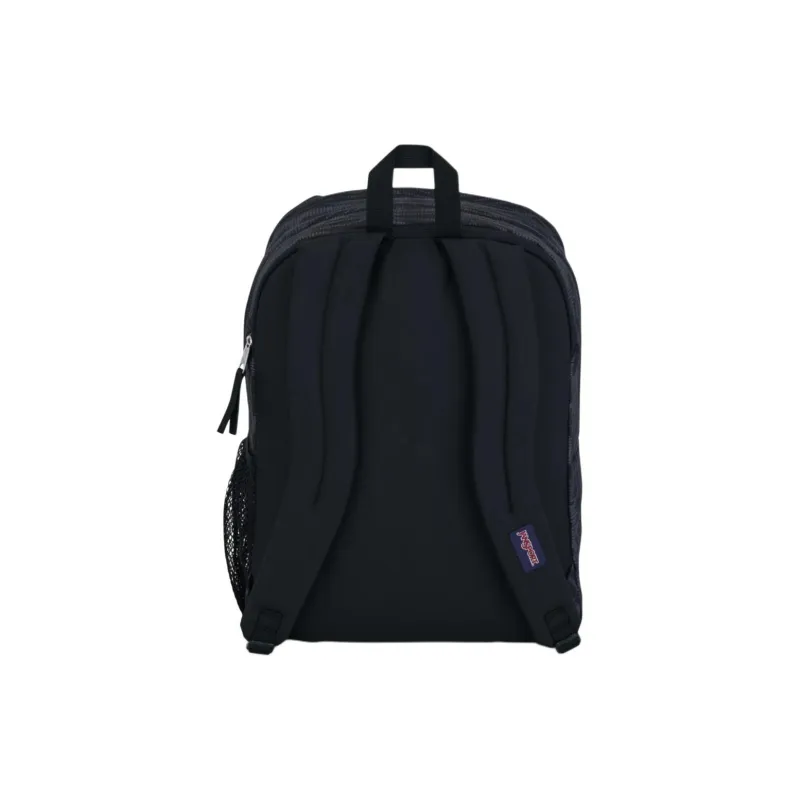 JanSport Polyester Backpack Large Size Unisex Black & Gray-4
