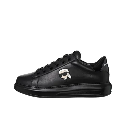KARL LAGERFELD Kapri Low Top Skateboard Shoes Twin Men's Black