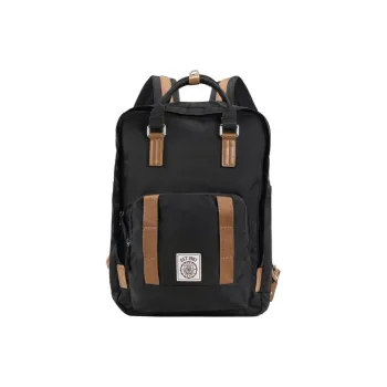 XTEP Fabric Backpack Unisex Black/Blue/Cad Green/Orchid Pink