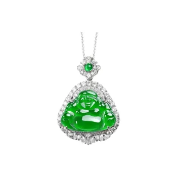 Purple Muli Ice Glutinous Necklace Pendant Women's
