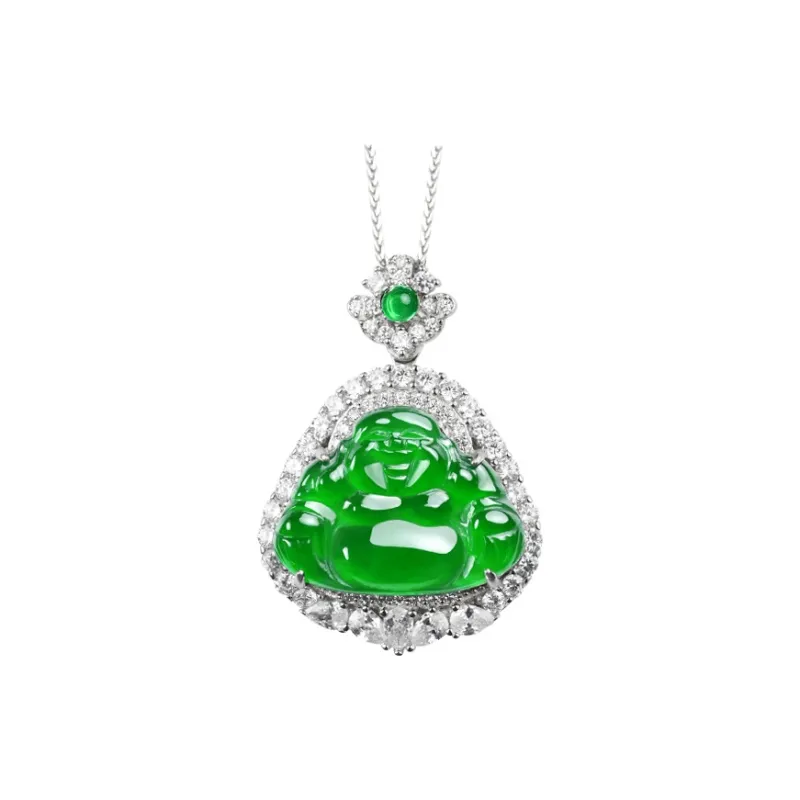 Purple Muli Ice Glutinous Necklace Pendant Women's-0