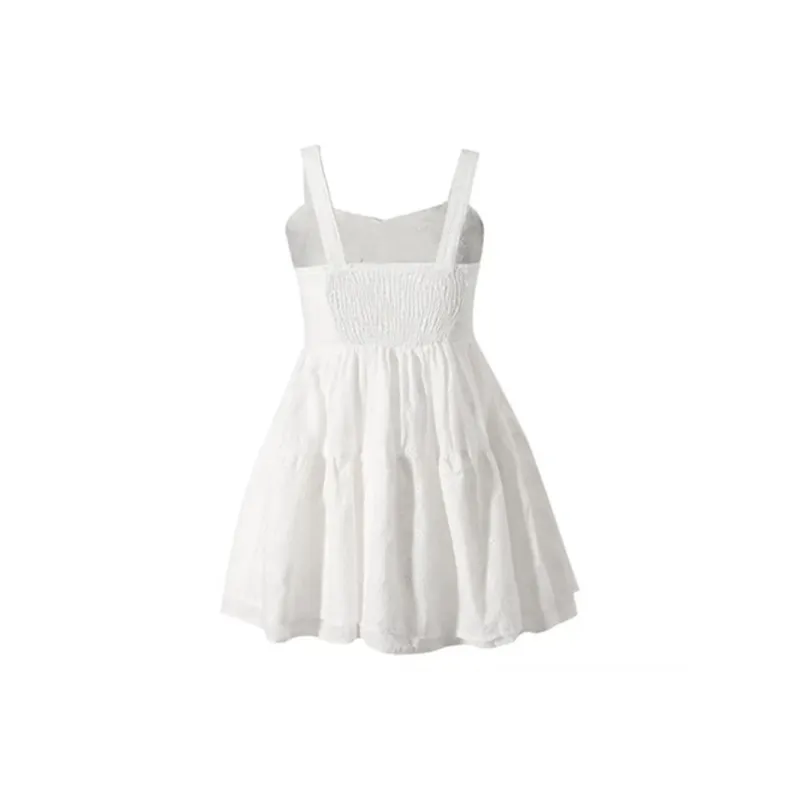 HUINIAN Slip Dress Women's White-1