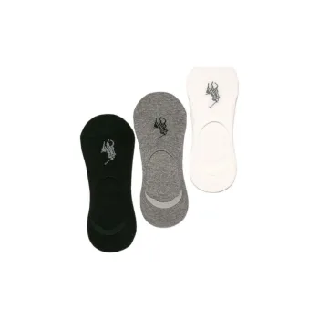 Polo Ralph Lauren Ankle Socks Men's 3 Pack Black+White+Gray