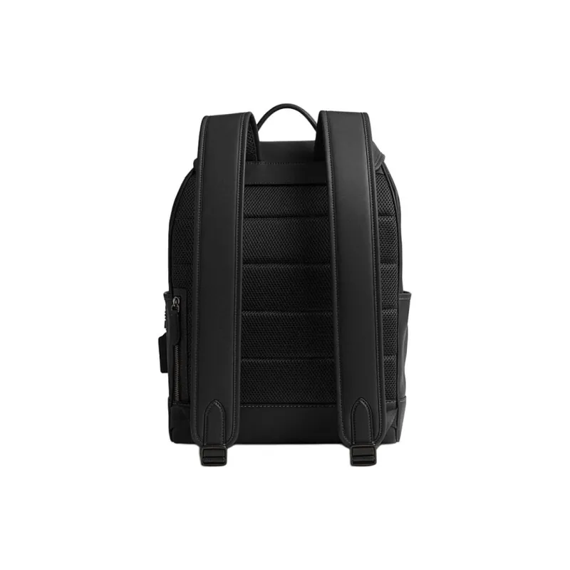 COACH League Leather Backpack Men's Black-2