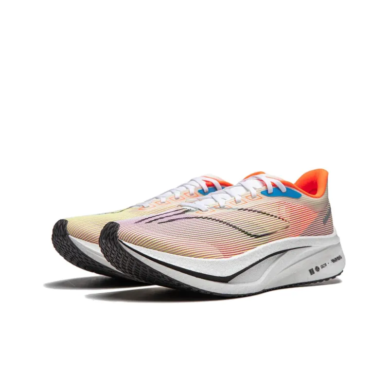 LINING Feidian 4 Challenger Running Shoes Men Low Top Orange-2