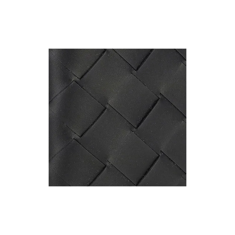 Bottega Veneta Calfskin Key Pouch Unisex Black-3