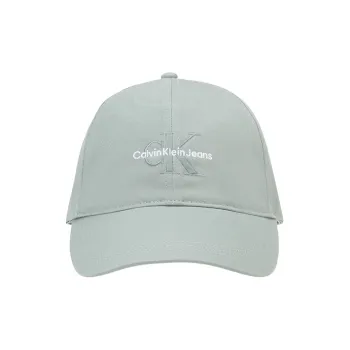 CALVIN KLEIN 100% Cotton Baseball Caps Men's Slate Gray