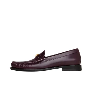 CELINE Casual Single Shoes Women's Red Brown