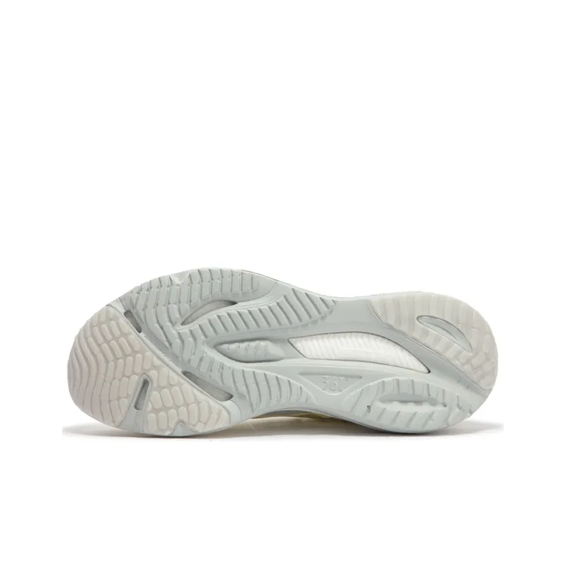 361° Cushioning Wear Resistant Low Top Running Shoes Men's White Gray-4