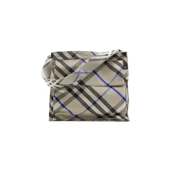 Burberry Polyester Crossbody Bag, Shoulder Bag Men's Lichen