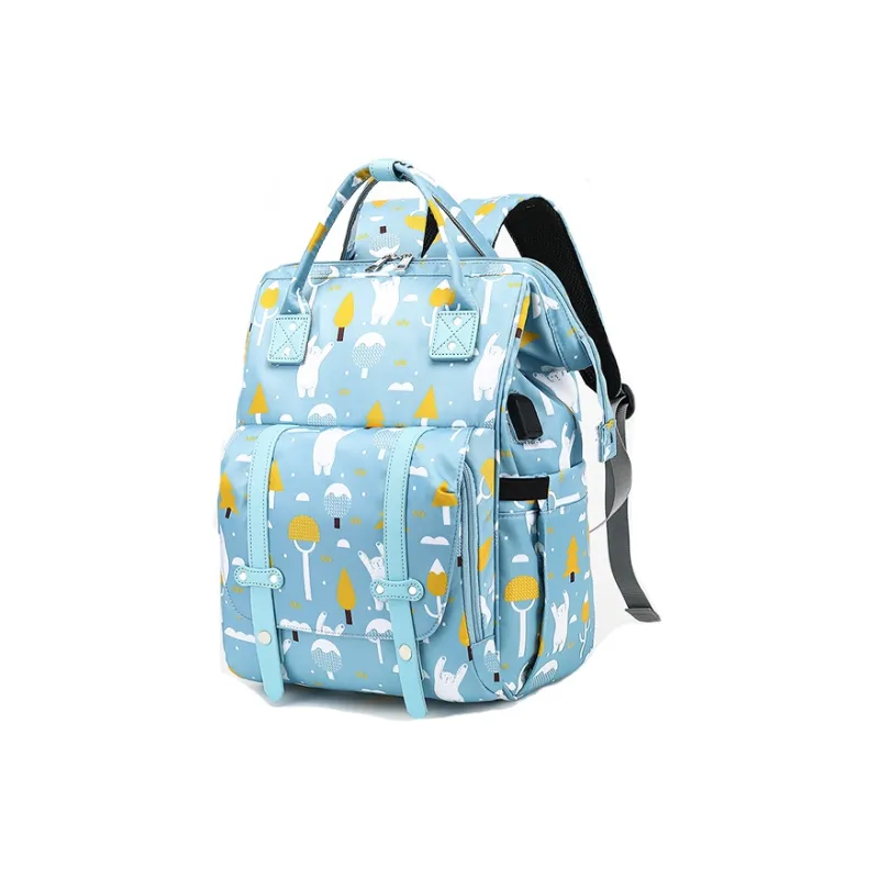 TTaG．baG Polyester Backpack Women's Sky Blue-1