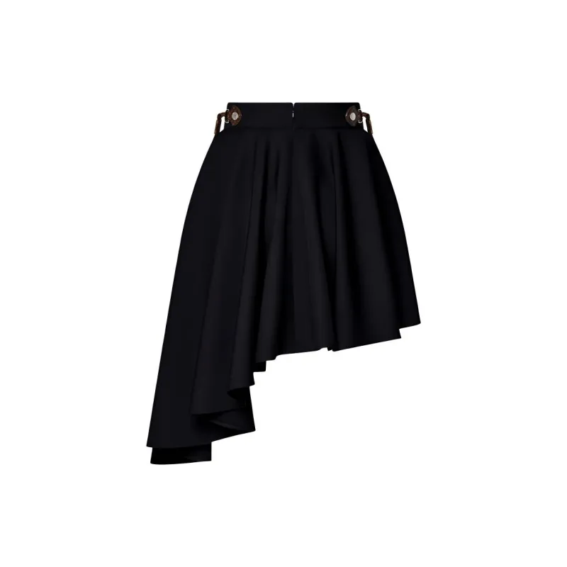 LOUIS VUITTON FW24 Casual Short Skirts Women's Black-1