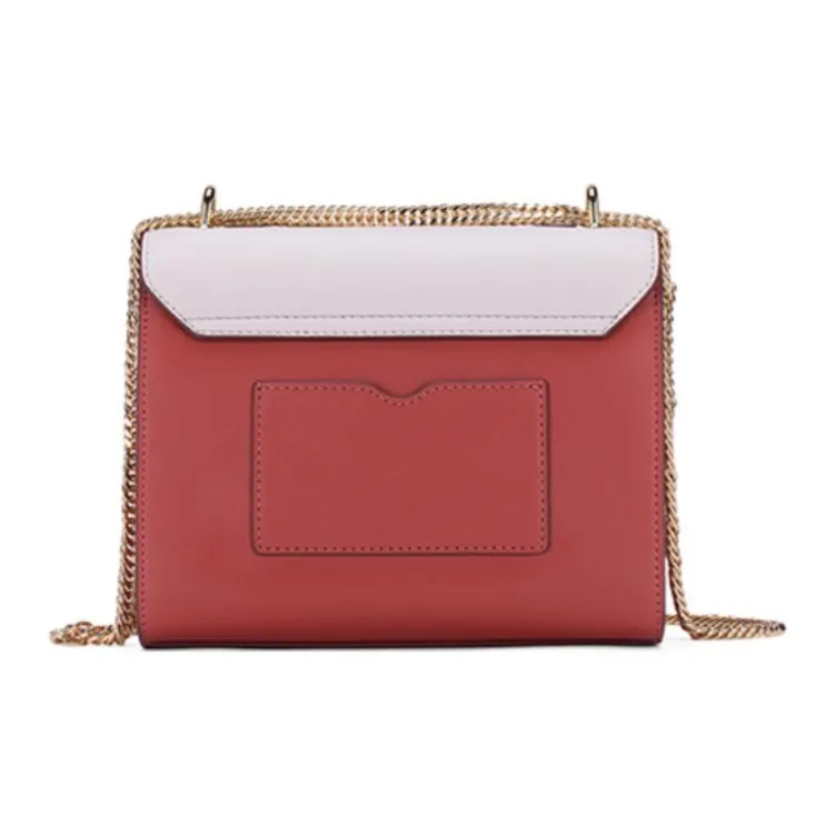 BAMPO Nappa Cowhide Shoulder Bag Regular Women's Brick Red-2