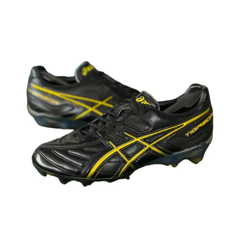 Asics Lethal Tigreor 3 Anti-Slip And Wear-Resistant Coverage Soccer Shoes Men's Black-1
