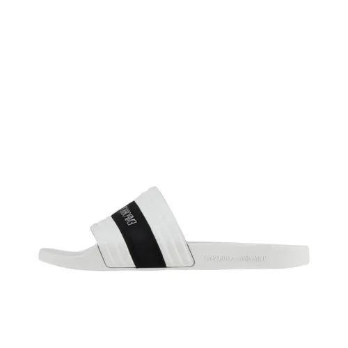 EMPORIO ARMANI Slide Slippers Women's White