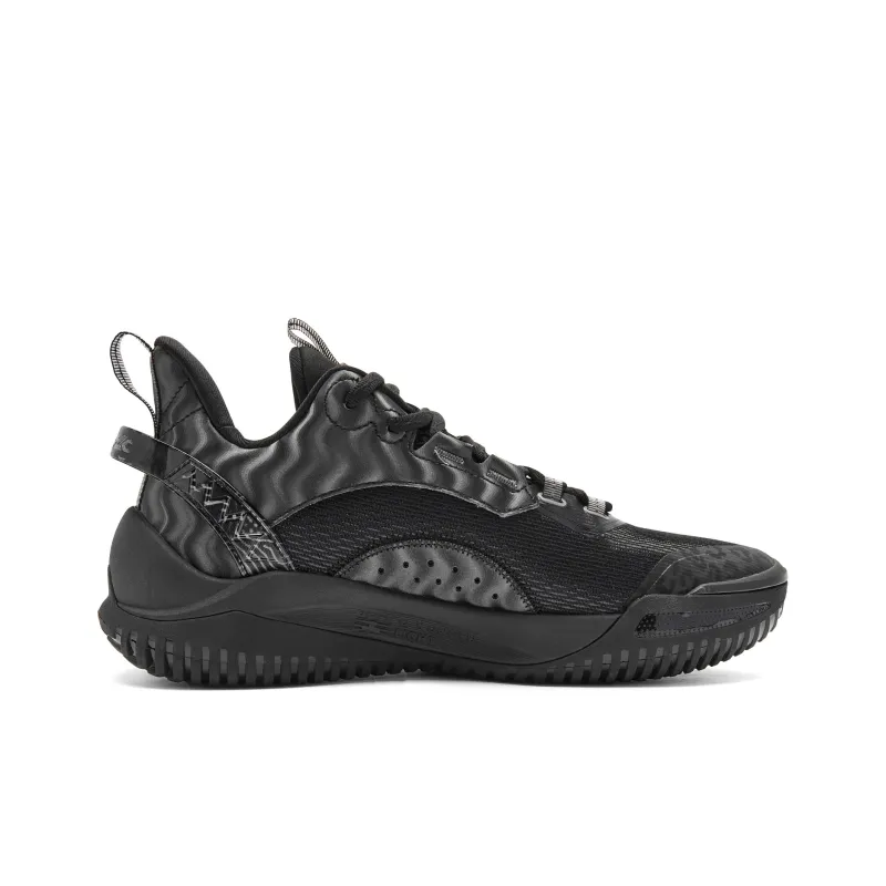 QIAODAN Blast 2.0 Black Panther Cushioning Anti Slip And Wear Resistant Low Top Basketball Shoes Men's Black-1