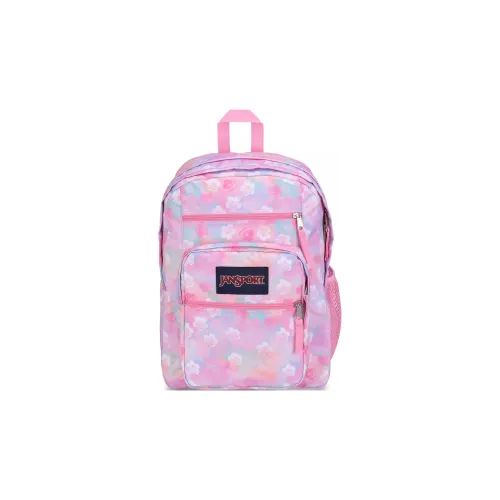 JanSport Recycled Polyester Backpack Large Size Women
s Neon Baby
s Breath Pink