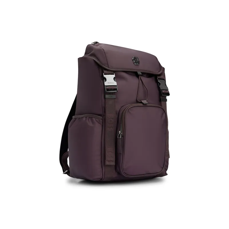 HUGO BOSS Polyester Backpack Men's Deep Red-1