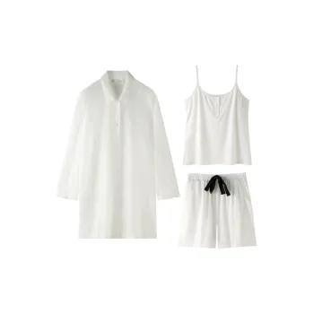 Meonsill Pajama Set Women's White