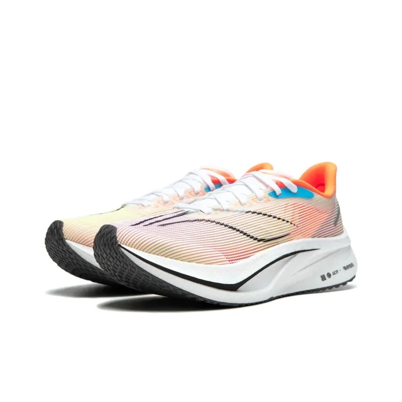 LINING Feidian 4 Challenger Running Shoes Women's Low Top Orange-3