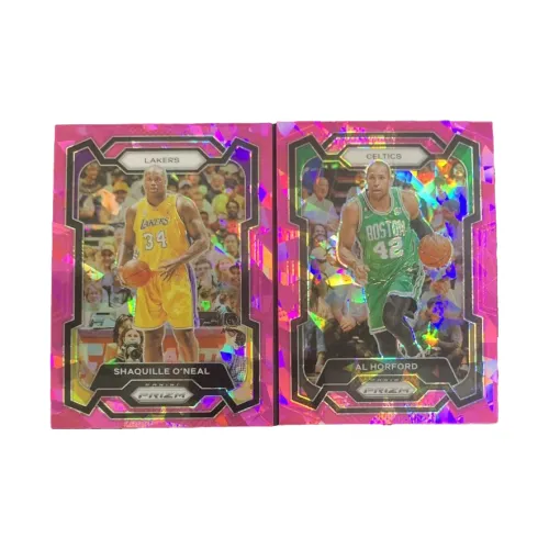 PANINI Shaquille+Horford 2023 24 O'Neal Crushed Ice Racket Lakers Big Shark+Al Celtics Star Card Sports Cards 2 Pcs
