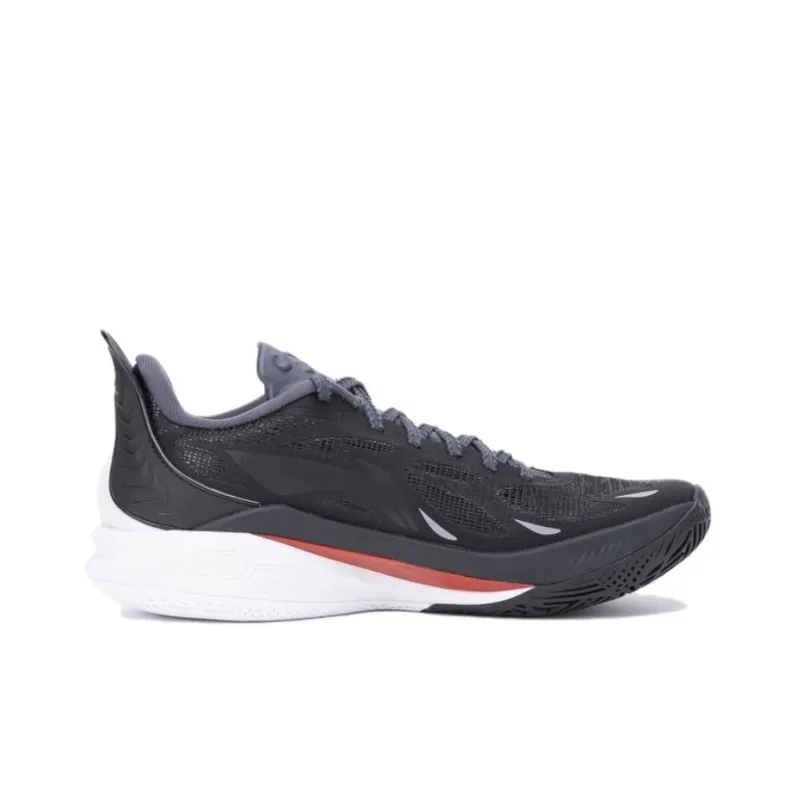 LiNing SONIC 12 Cushioning Slip Resistant Low Top Basketball Shoes Men's Black-1