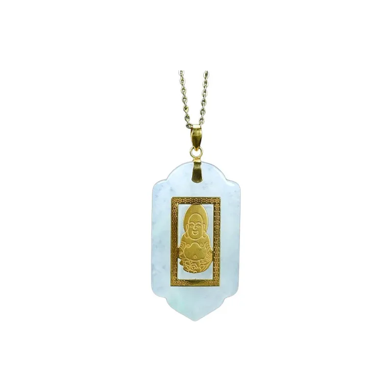 Cuizu Glutinous Jade Necklaces Unisex-0