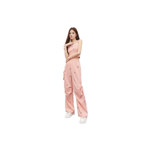 Love to serve Casual Suits Women's Pink