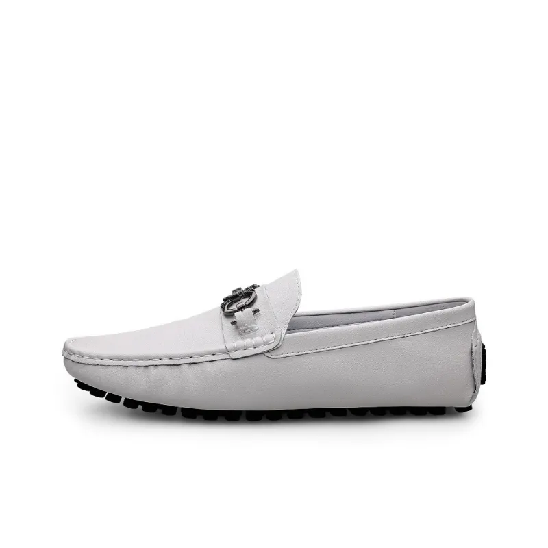 Abango Gommino Loafers Men White/Black/Gray/Blue-0